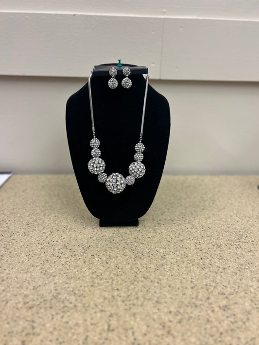 Silver Dome Zi Collection Necklace Set