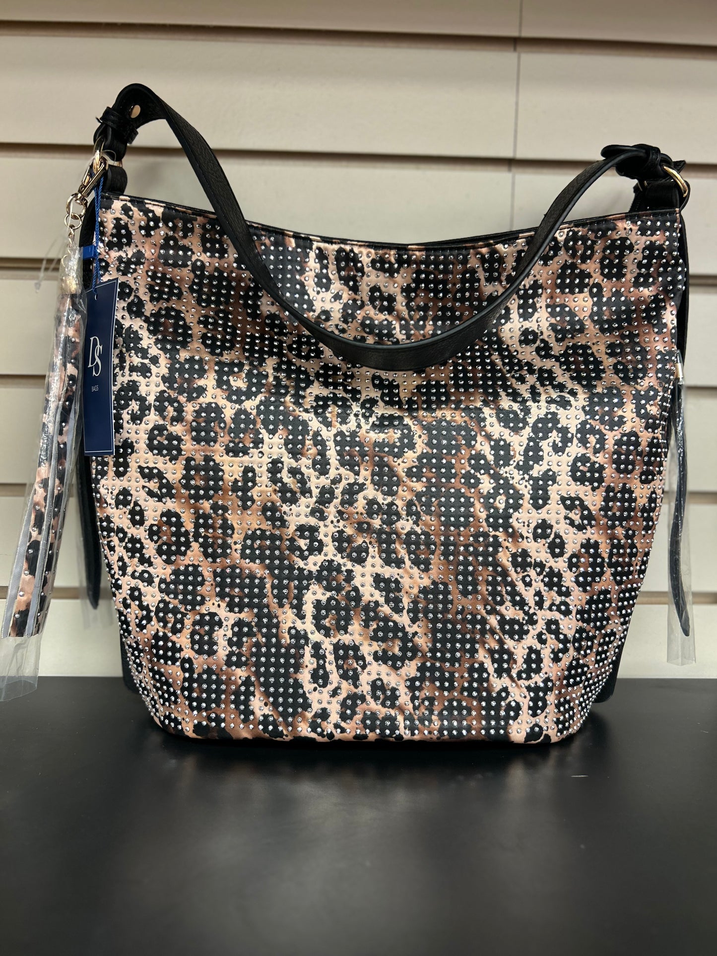 Cheetah Print Bling Handbag