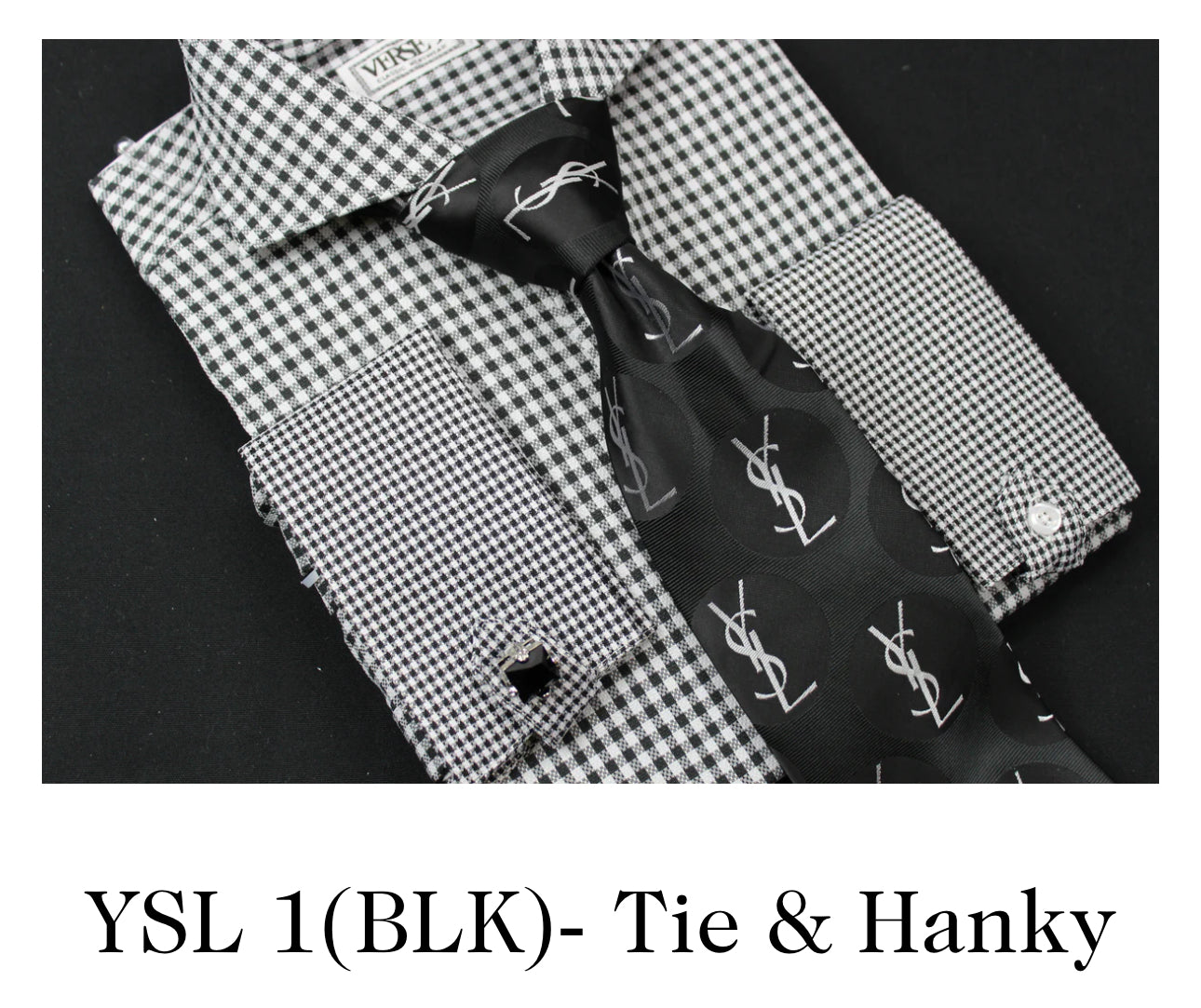 YSL Inspired Tie & Hanky Set (SHIRT NOT INCLUDED)