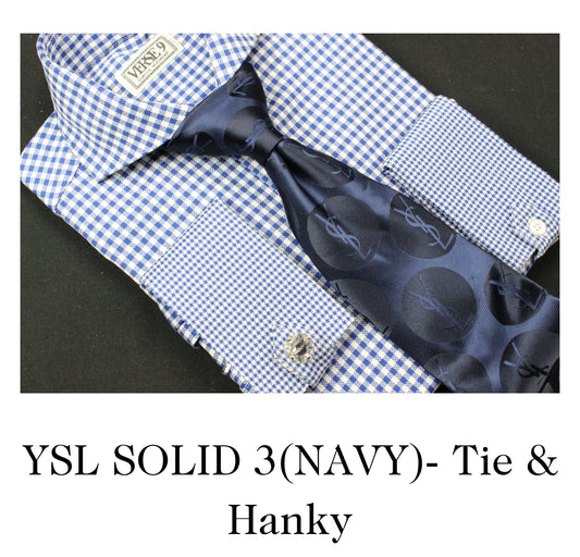 YSL Inspired Tie & Hanky Set (SHIRT NOT INCLUDED)